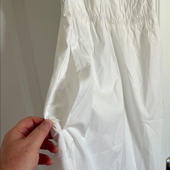 NWT Vineyard Vines White Maxi Poplin VNECK Midi Dress XXL - Picture 7 of 7